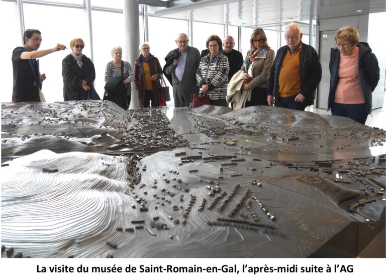 Visite du musée de St Romain en Gal
