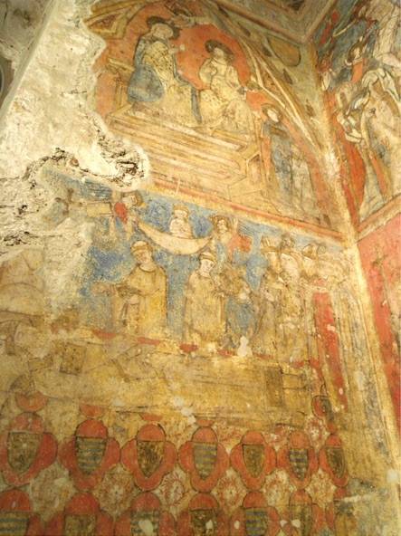 Fresque dans la vieille église
